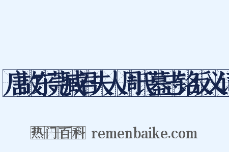 唐故东莞臧君夫人周氏墓志铭反义词是什么意思的图片